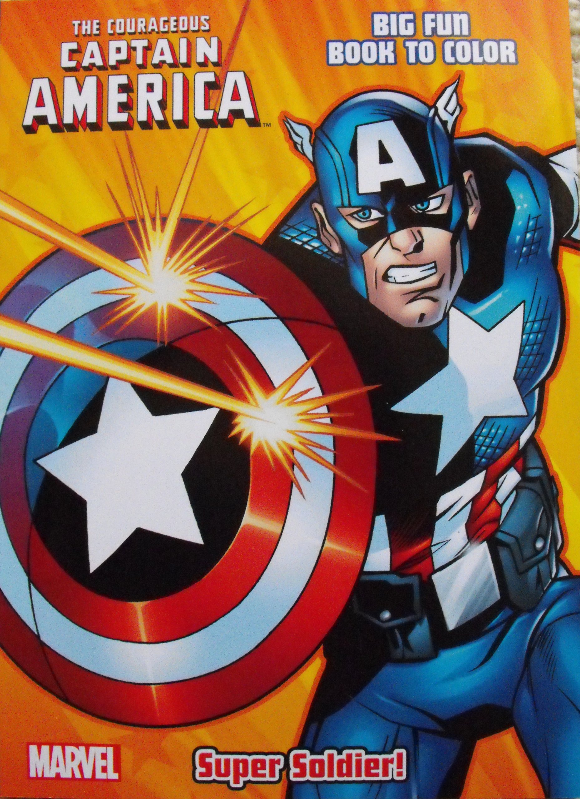 Captain America Coloring & Activity Book - 96 Pages with Variant Cover Art | Superhero Fun for Kids, Birthday Gifts & Party Favors