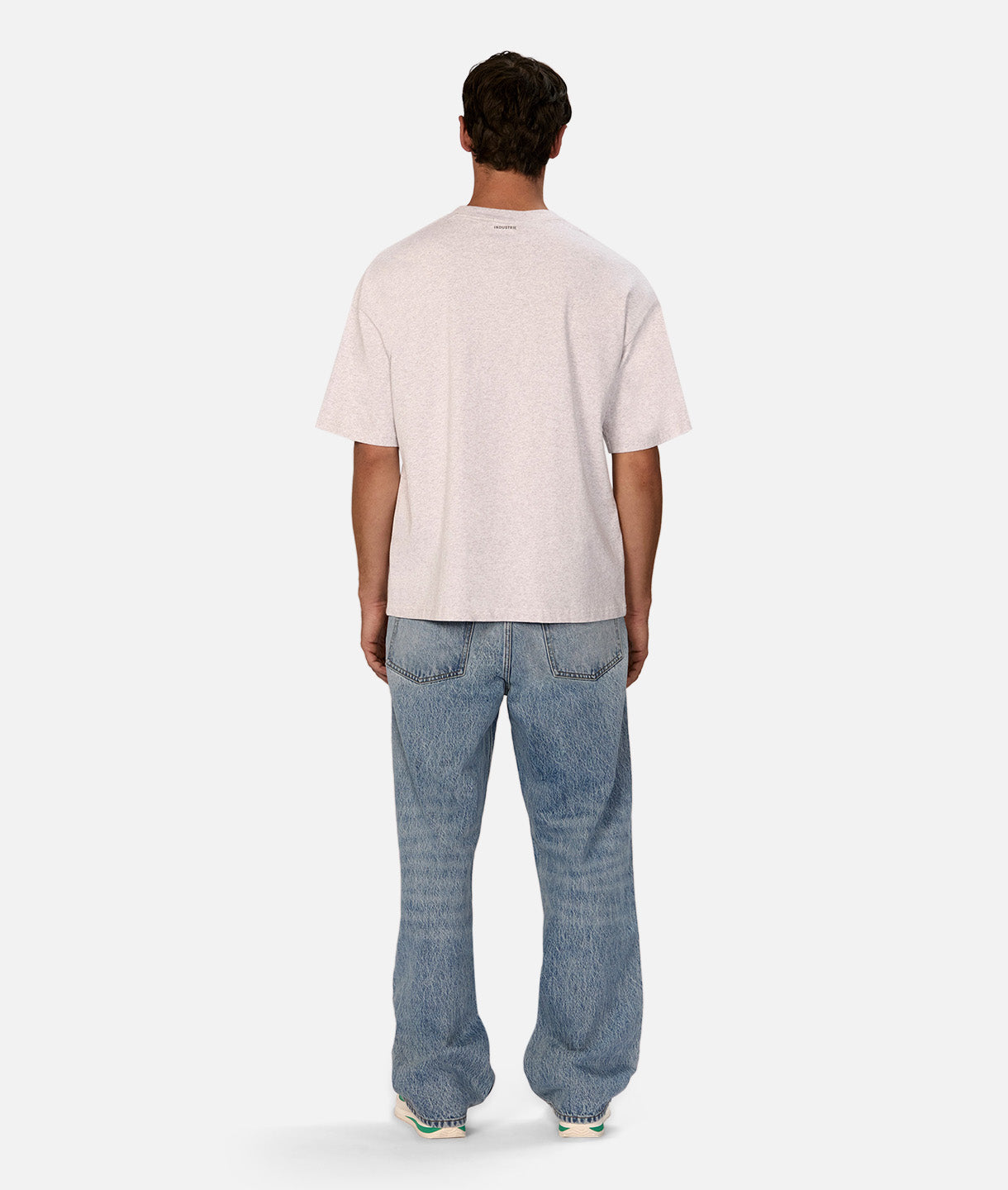 The Del Mar Tee - Soft Cotton Crewneck T-Shirt in New Marle Grey | Casual Everyday Wear & Layering Essential