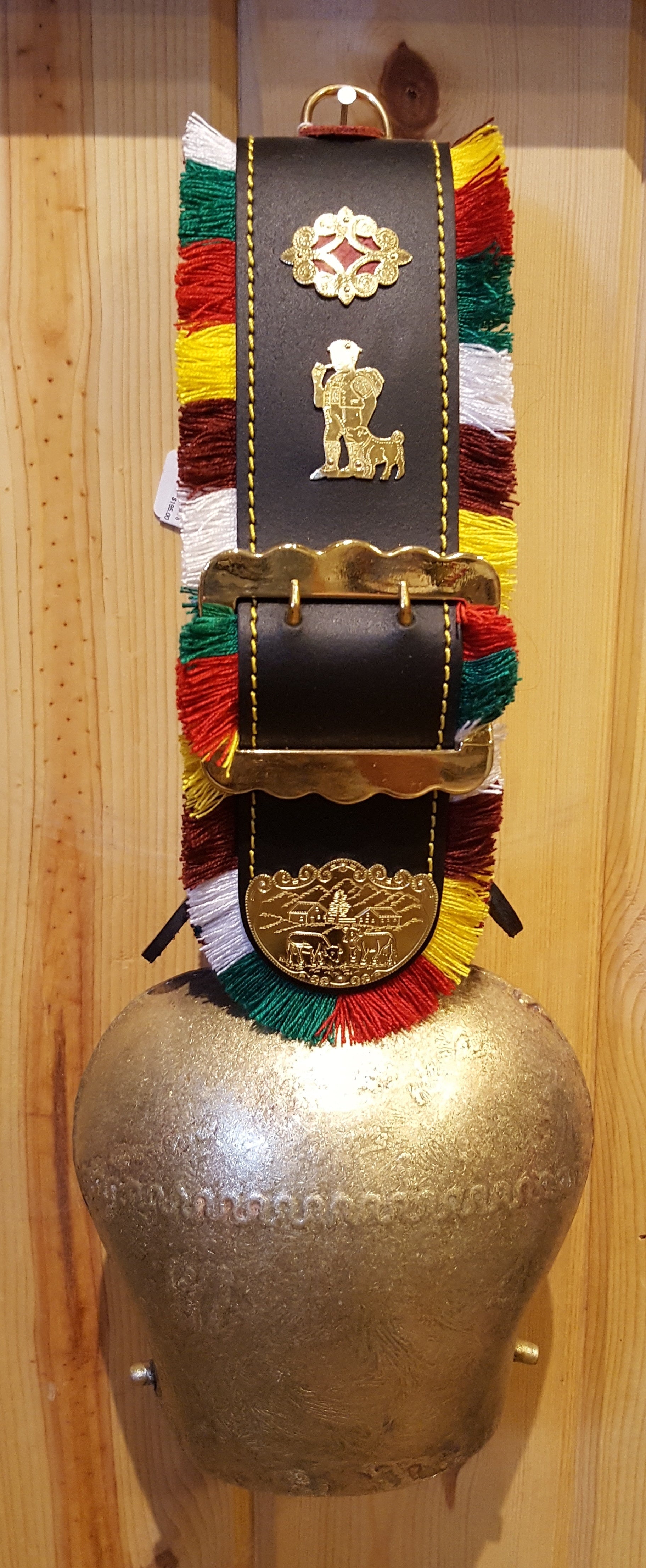 Authentic Swiss Cowbells - Handcrafted Alpine Treicheln for Farm Animals & Home Decor - Perfect for Cattle, Goats, Christmas Decor & Rustic Weddings