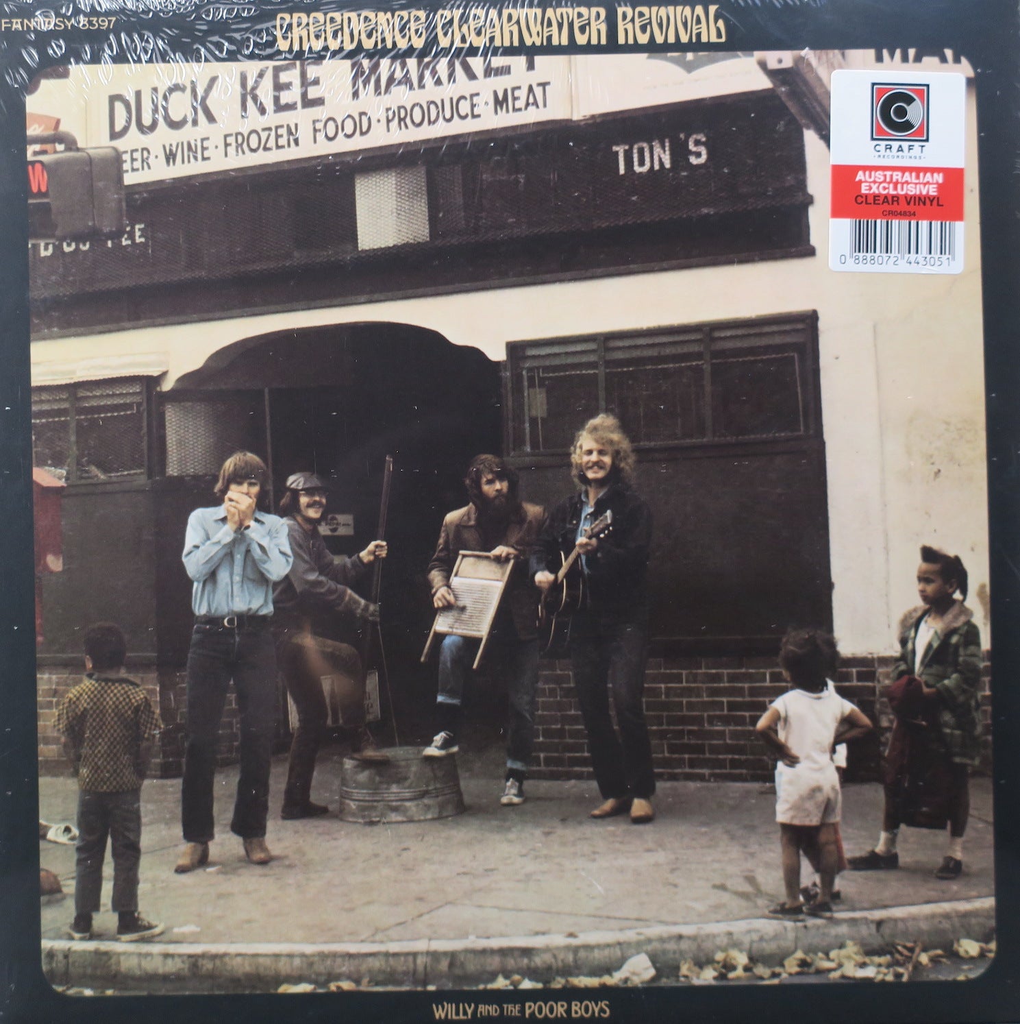 Creedence Clearwater Revival 'Willy And The Poor Boys' Clear Vinyl LP Record - Limited Edition Collectible for Music Lovers & Vinyl Enthusiasts - Perfect for Home Listening, Gifts & Music Collections