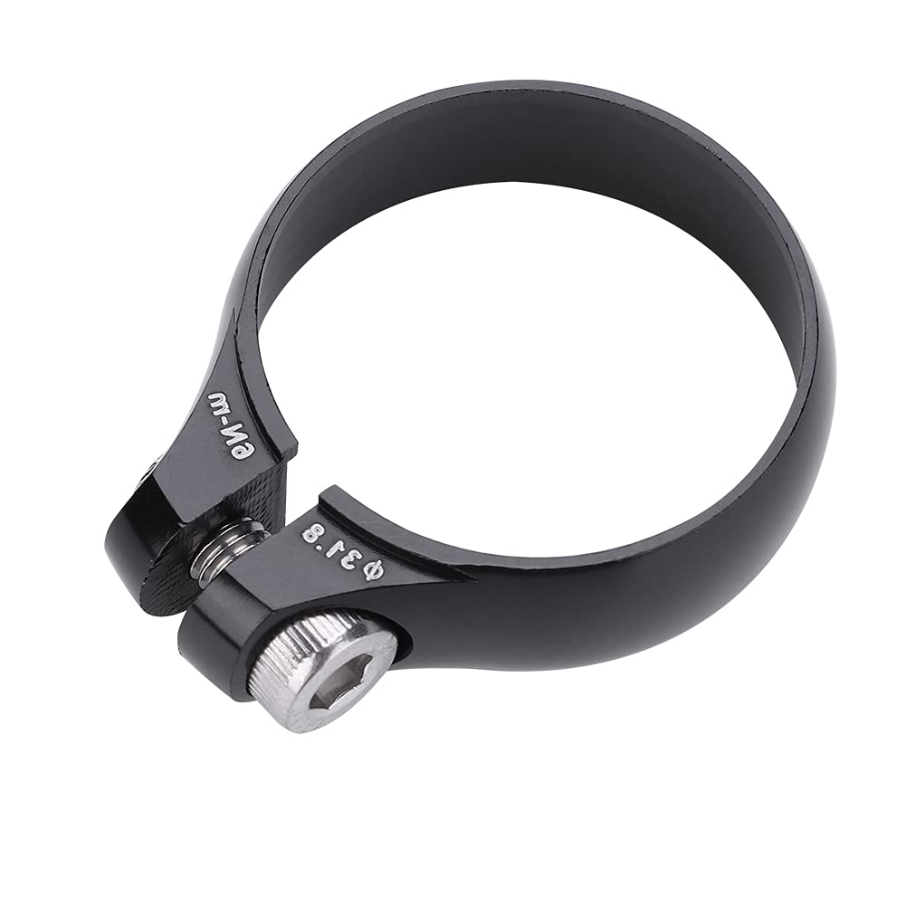 **31.8mm Quick Release Bike Seatpost Clamp - Durable & Secure for 27.2mm Seatposts (Black) - Perfect for Mountain Bikes, Road Bikes & Commuter Bikes**
