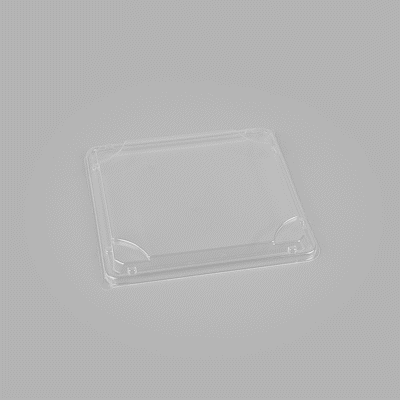 Bento Tek Square Clear Plastic Lids - 50 Pack for 17 oz Bento Boxes | Airtight Food Storage | Perfect for Meal Prep, Lunches & Office Snacks