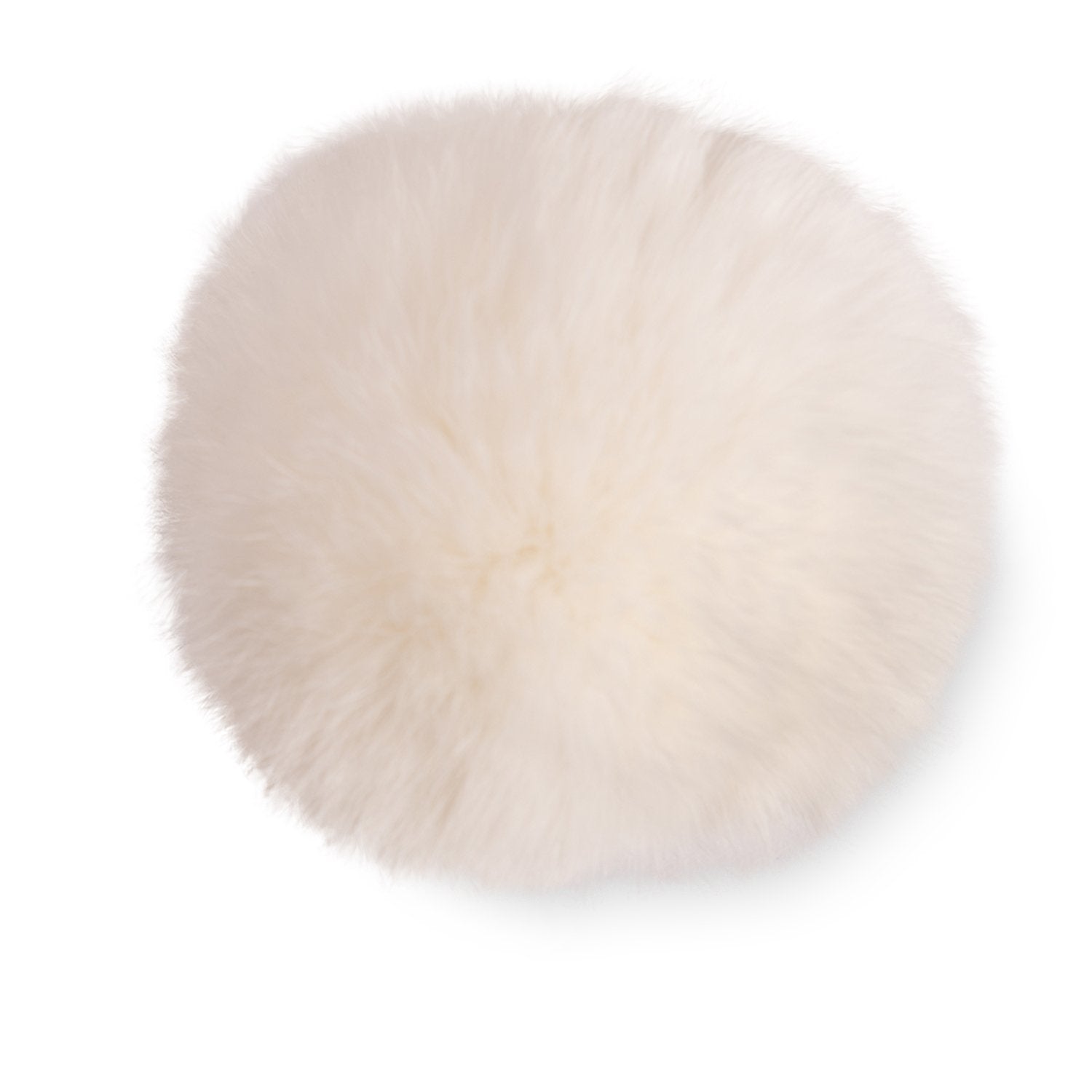White Faux Fur Pom Poms for Crafts, DIY, Home Decor, and Party Decorations - Perfect for Hats, Scarves, and Gift Wrapping