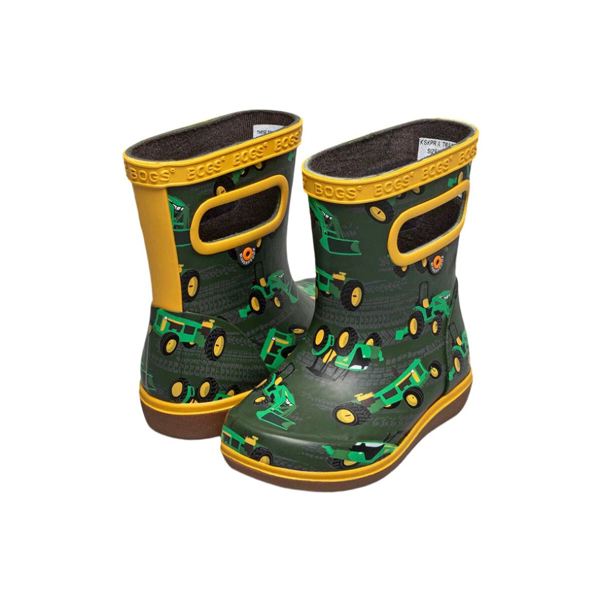 BOGS Skipper II Kids' Waterproof Rain Boots - Non-Slip Winter & Spring Shoes for Boys & Girls - Perfect for Puddles, Mud, and Outdoor Play