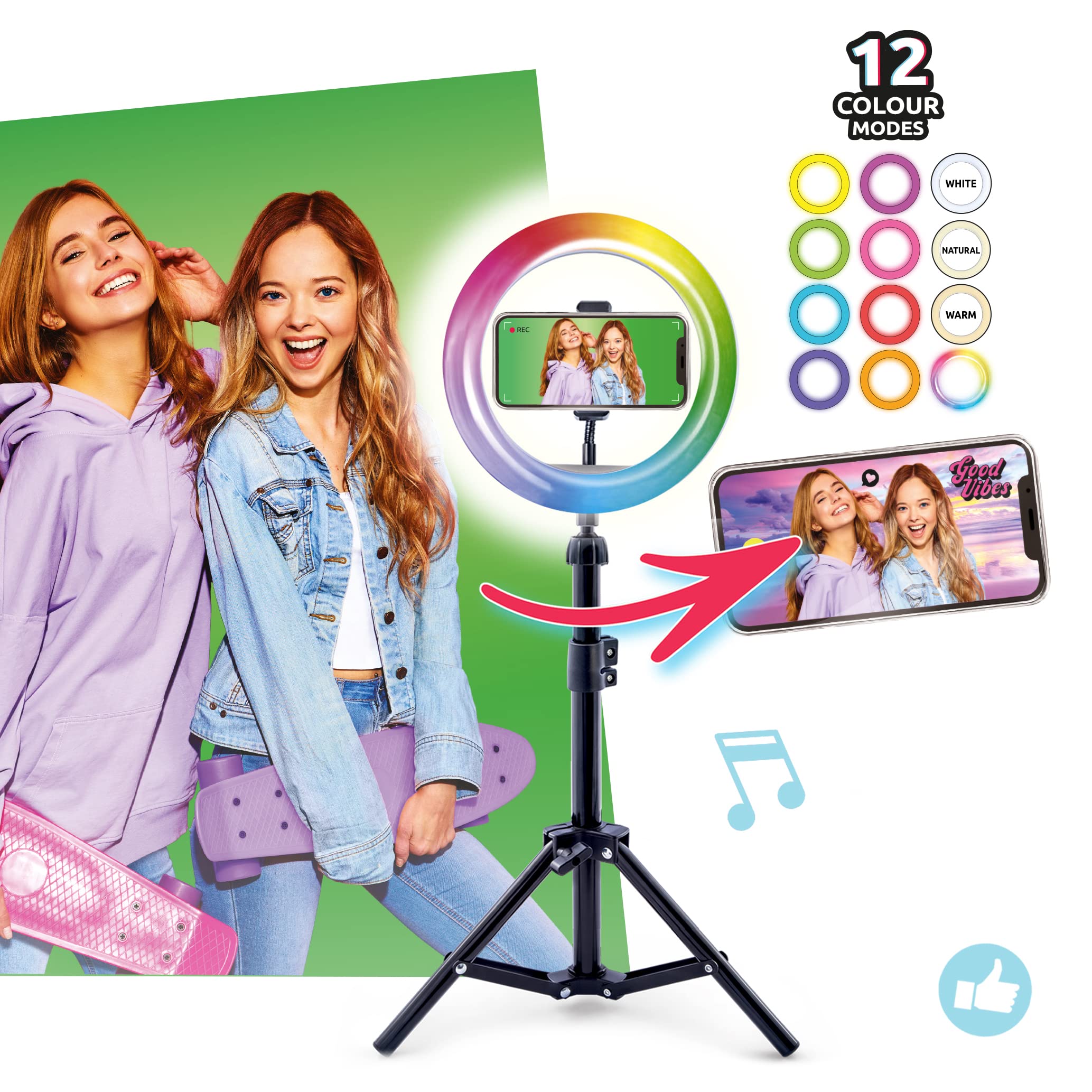 Studio Creator INF 017 Professional Video Maker Kit with Multiple Color Options (Black) - Perfect for YouTube, TikTok & Live Streaming Content Creation