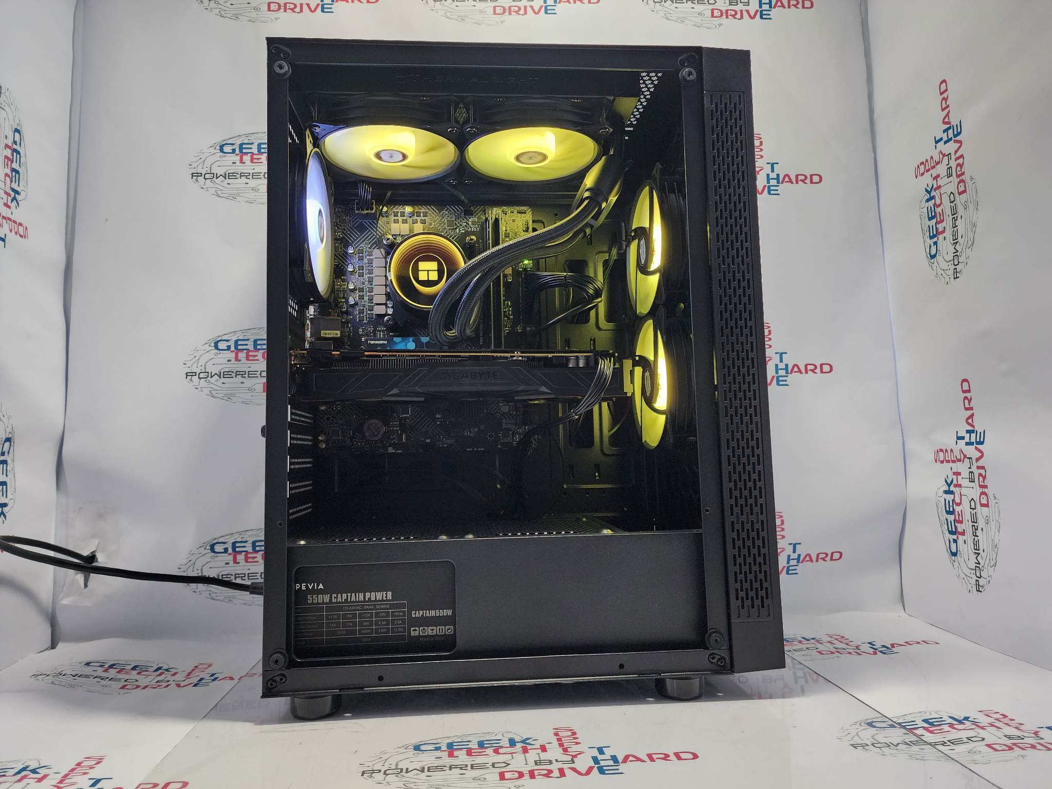 Optillusion H7 Gaming PC - Intel i7 Processor, NVIDIA RTX 4070, 1TB SSD, RGB Lighting, Liquid Cooling, WiFi - High Performance Desktop Computer for Gaming, Streaming & Content Creation