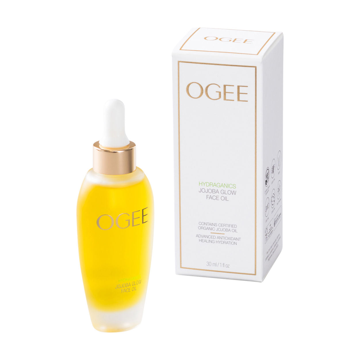 Organic Jojoba Glow Face Oil for Hydration & Anti-Aging - Natural Moisturizer for Dry Skin - Perfect for Night Routine & Daily Skincare Regimen