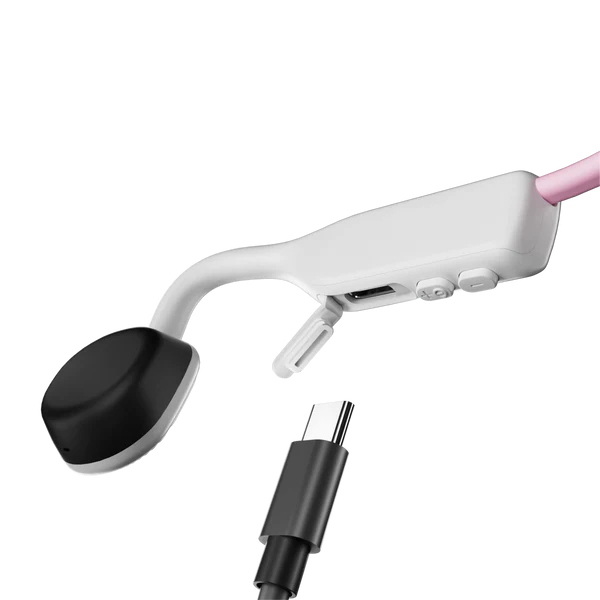 Openmove Pink Wireless Headphones - Bluetooth 5.0, Lightweight & Comfortable for Running, Gym, Travel & Work
