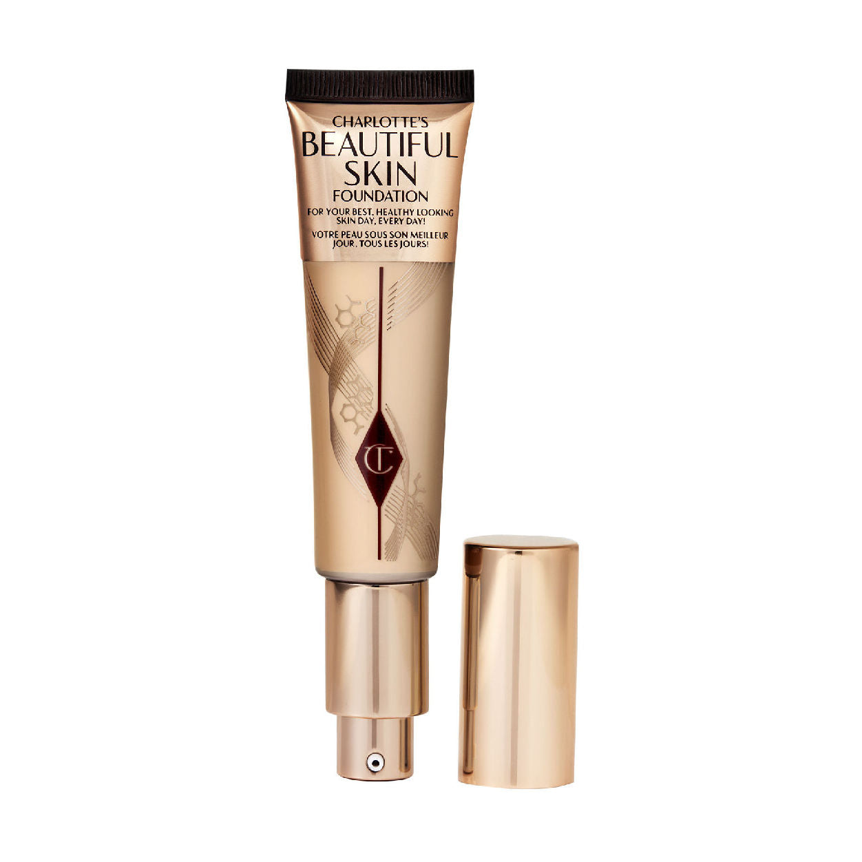 Charlotte's Beautiful Skin Foundation - Flawless Full Coverage Liquid Makeup for All Skin Types | Perfect for Daily Wear, Special Occasions & Photography