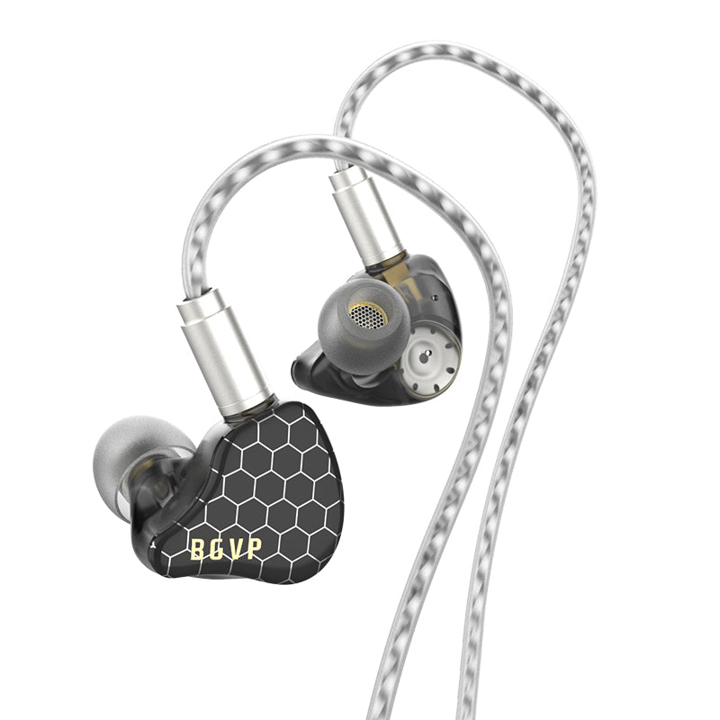 BGVP Scale Pro Hybrid Driver In-Ear Monitors with 1DD + 1BA for Audiophiles - Perfect for Music, Gaming & Studio Monitoring