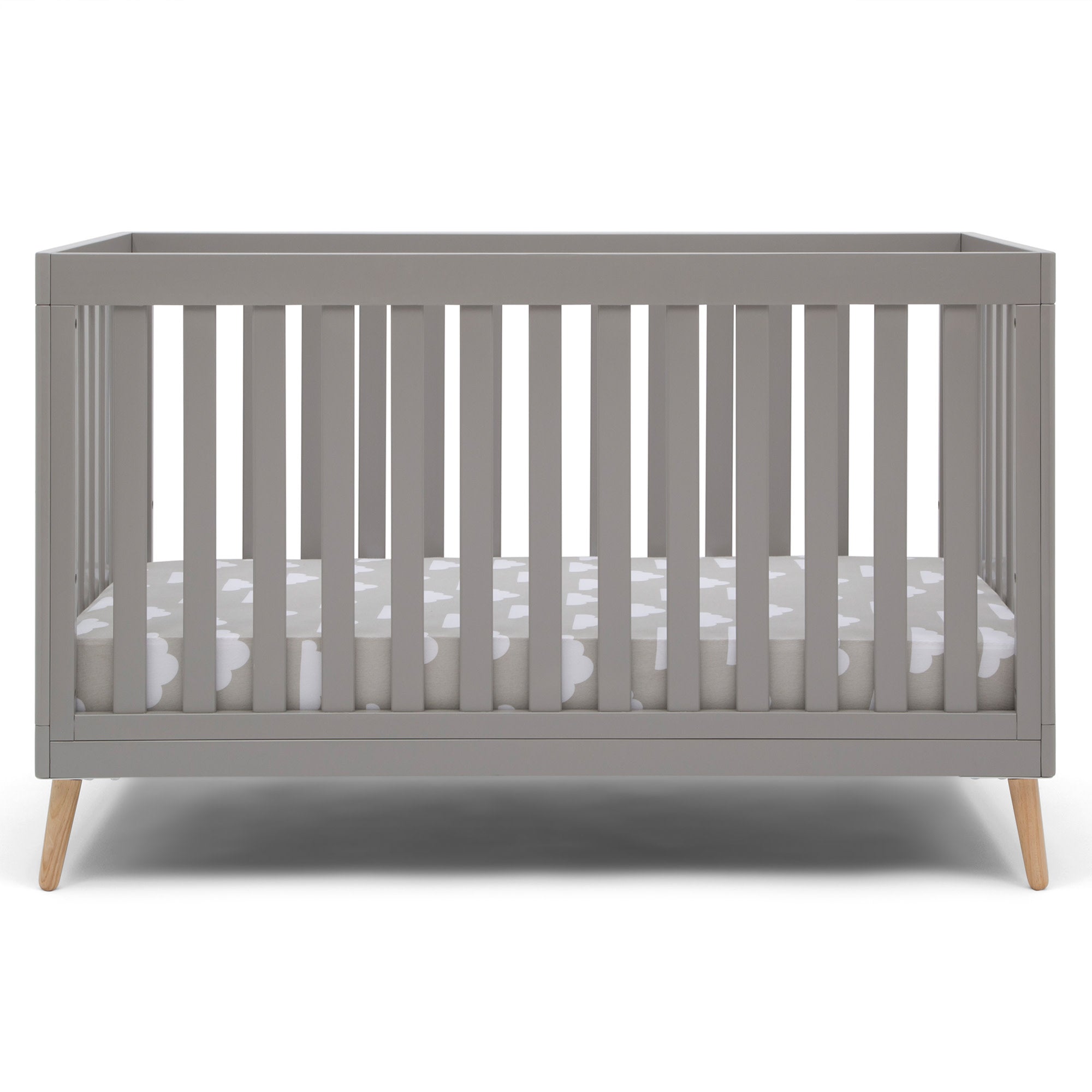Essex 4-in-1 Convertible Baby Crib - Toddler Bed, Daybed & Full-Size Bed Conversion - Safe Nursery Furniture for Newborns & Kids - Perfect for Bedrooms, Daycare & Guest Rooms
