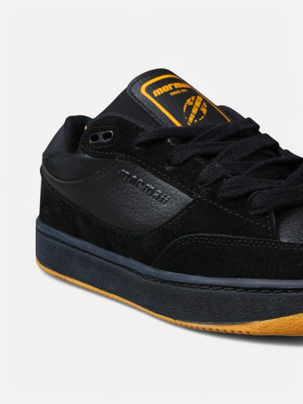 Mormaii Oahu Black & Yellow Sneakers - Comfortable Men's Running Shoes for Outdoor Sports & Casual Wear