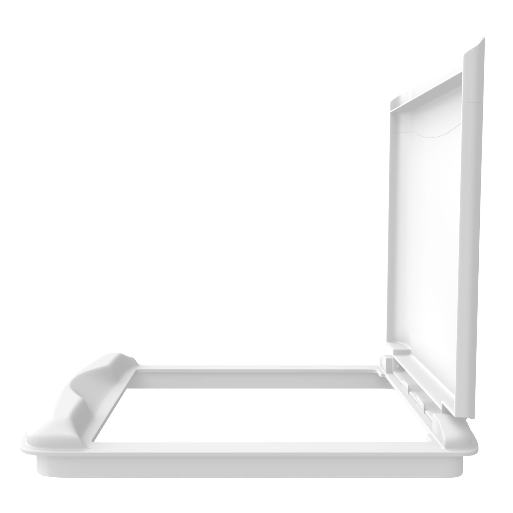 Rev-A-Shelf 35 Qt Under Sink Trash Can Lid - White Replacement Plastic Garbage Bin Cover for Kitchen & Bathroom Cabinets (RV-35-LID-1) | Perfect for RV, Camper & Small Space Organization