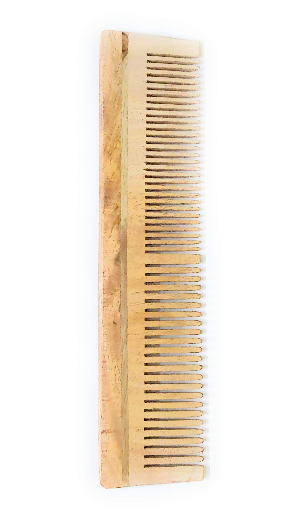 Premium Wooden Hair Comb & Brush Set for Men & Women - Natural Handmade Sandalwood Detangling Comb & Styling Brush for Smooth, Shiny Hair - Perfect for Daily Grooming, Travel & Salon Use