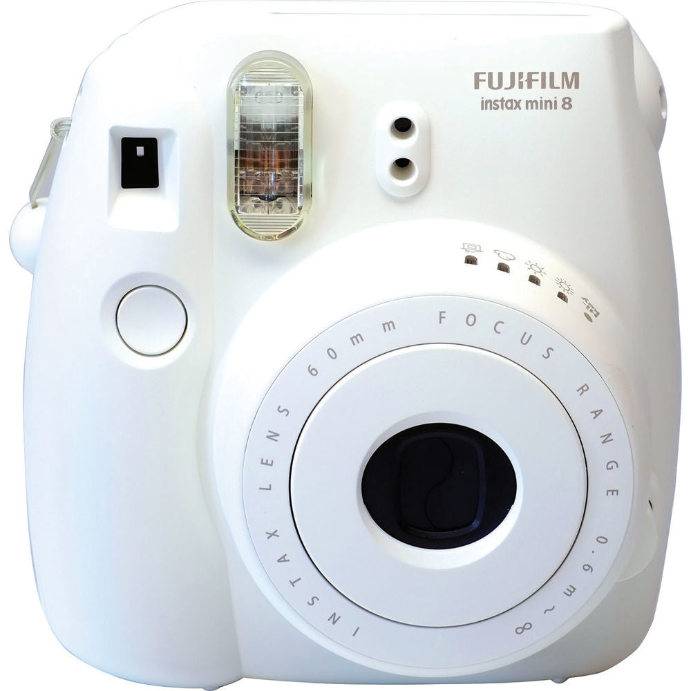 Fujifilm INSTAX Mini 8 Instant Camera - White | Portable Polaroid Camera for Travel, Parties & Selfies | Instant Film Photography Gift for Teens & Adults
