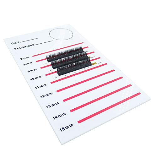 Professional Acrylic Lash Tile & Eyelash Adhesive Glue Holder - Eyelash Extension Tool for False Eyelash Display & Hair Dispenser - Perfect for Salon, Spa & Home Lash Application