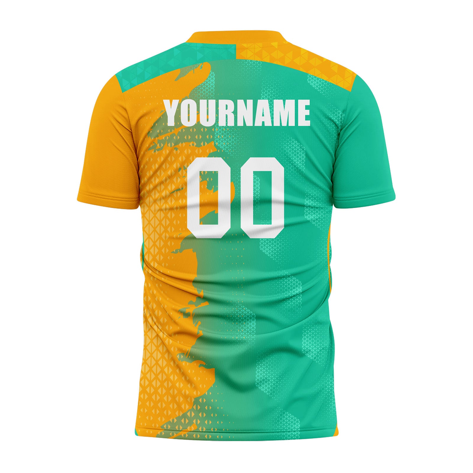 Custom Green & Yellow Soccer Jersey Set - Personalized SCJ101 D020210 for Team Uniforms & Fan Gear - Perfect for Matches, Training & Sports Events