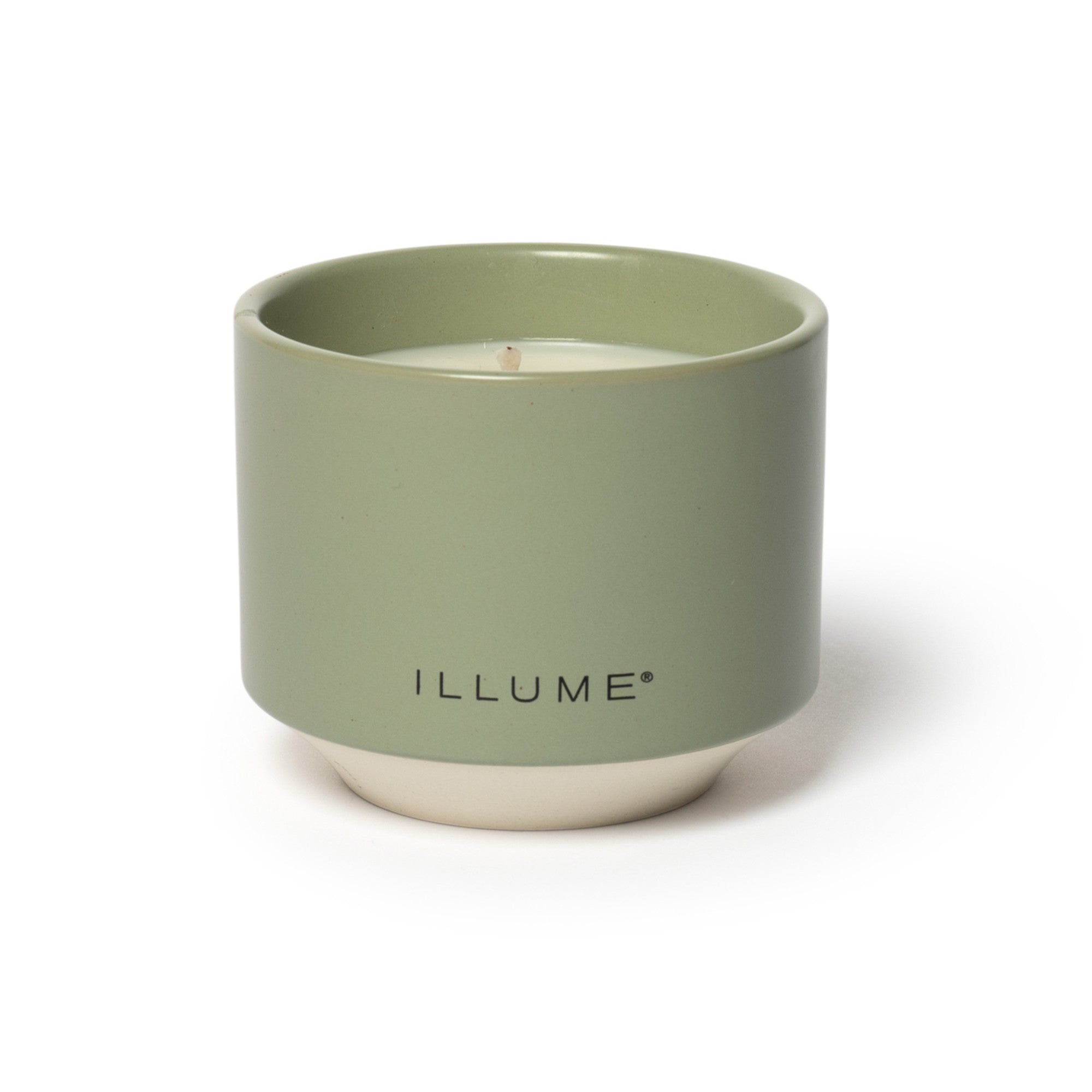 Hinoki Sage Scented Matte Ceramic Candle - Aromatherapy Home Decor for Relaxation & Stress Relief - Perfect for Bedroom, Bathroom & Meditation Spaces