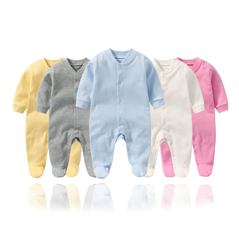 Soft Unisex Baby Cotton Layette Set - Newborn Essentials Gift for Boys & Girls 0-12 Months | Perfect for Shower Gifts, Hospital Visits & First Outfits