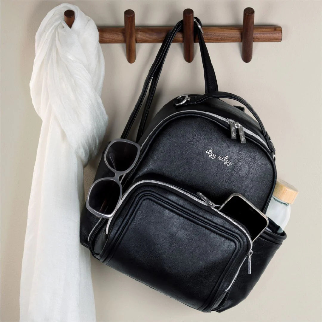 Itzy Ritzy Mini Plus Diaper Bag - Stylish & Functional Baby Essentials Organizer for On-the-Go Parents | Perfect for Travel, Shopping & Daily Outings