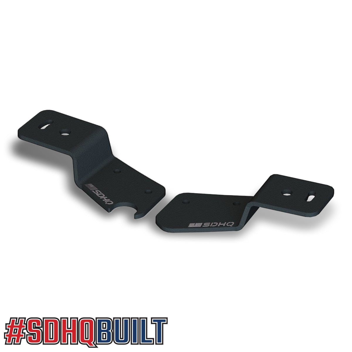 21-24 Ford Bronco & Bronco Raptor SDHQ Built A-Pillar Light Mounts | Off-Road LED Light Brackets | Perfect for Trail Riding, Overlanding & Night Driving