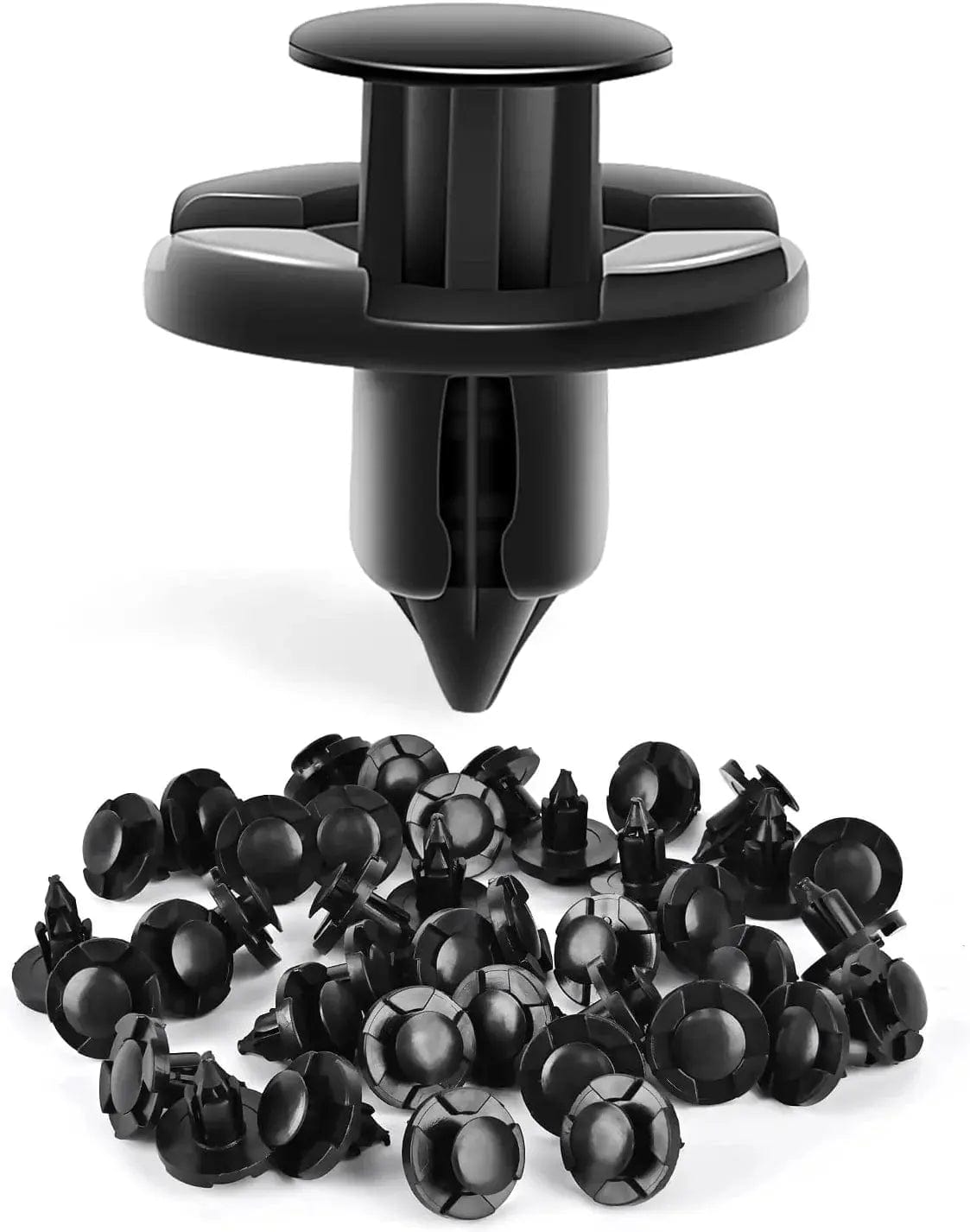 40 Pcs 8mm Bumper Rivet Fender Clips - 20mm Head Hole - OEM Replacement for Nissan 01553 09321 - Perfect for Car Body Panel Repair & Auto Bumper Installation