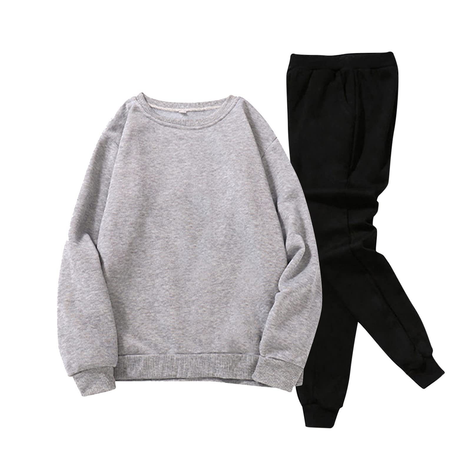 Men's 2-Piece Athletic Tracksuit Set - Long Sleeve Hoodie & Jogger Sweatpants for Running, Gym Workouts & Casual Wear | Breathable Comfort Sportswear for Men