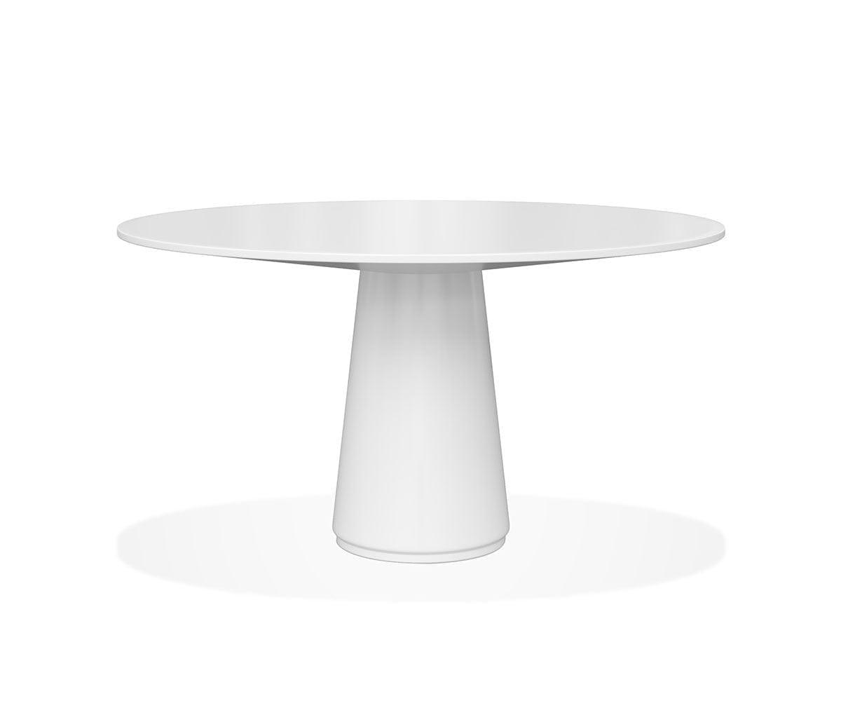 Olle Round Dining Table - Modern Wooden Kitchen Table for 4-6 People | Perfect for Small Spaces, Breakfast Nook & Cozy Family Meals