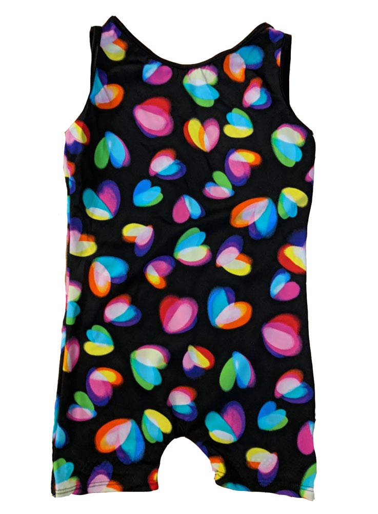 Delicate Illusions Girls' Unitard Biketard - Stretchy Gymnastics Leotard for Dance, Cheerleading & Performance | Perfect for Ballet, Gymnastics & Circus Training