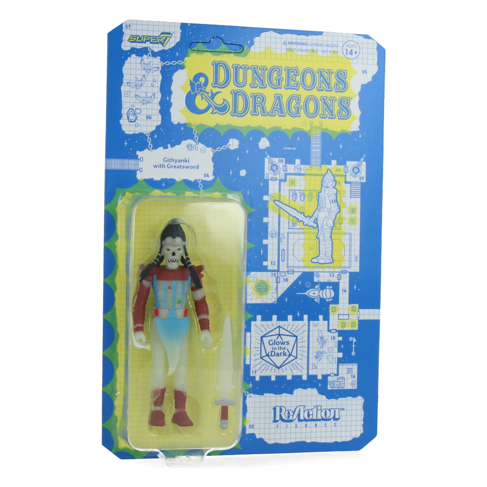 Githyanki Glow-in-the-Dark Dungeons & Dragons ReAction Figure Wave 4 - Perfect for D&D Game Nights, Collectors & Fantasy Decor