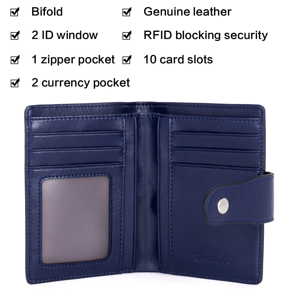 Handcrafted Genuine Leather Wallet for Men & Women - Premium Hand Tooled Bifold Wallet - Perfect for Everyday Use, Travel & Gifts