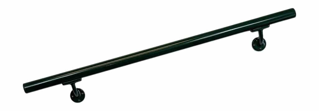 OHR 12' Handrail Section with Mounts - Evergreen - USA Made Indoor/Outdoor Stair Railing - Easy Installation for Porch, Deck & Stair Safety (Perfect for Home, Garden & Commercial Use)