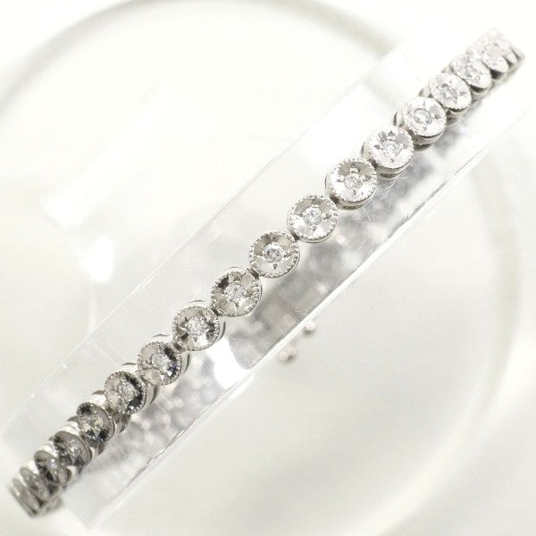 18K White Gold Diamond Bracelet for Women - Elegant Tennis Bracelet with Real Diamonds - Perfect for Weddings, Anniversaries & Special Occasions