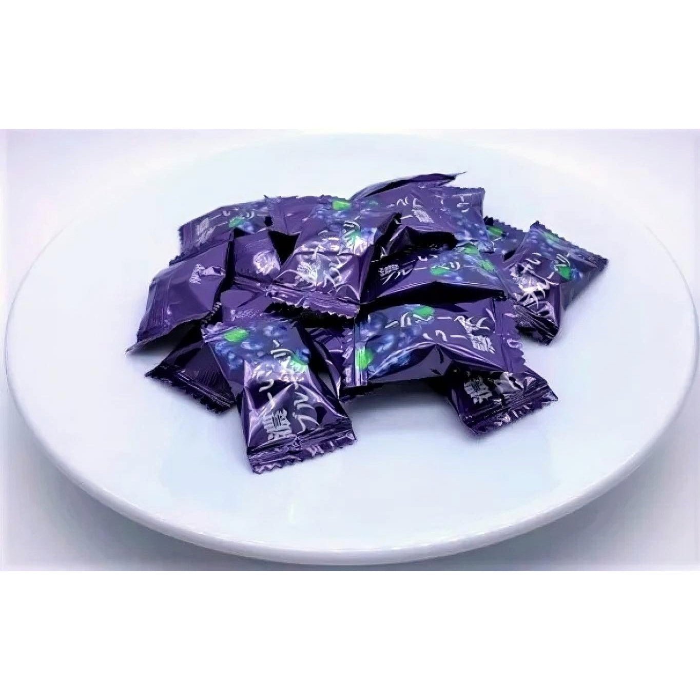 Asahi Vitamin A & Biotin Hard Candy - Wild Blueberry Flavor 84g - Supports Hair, Skin & Eye Health - Perfect for Office Snacks & Travel Energy Boost