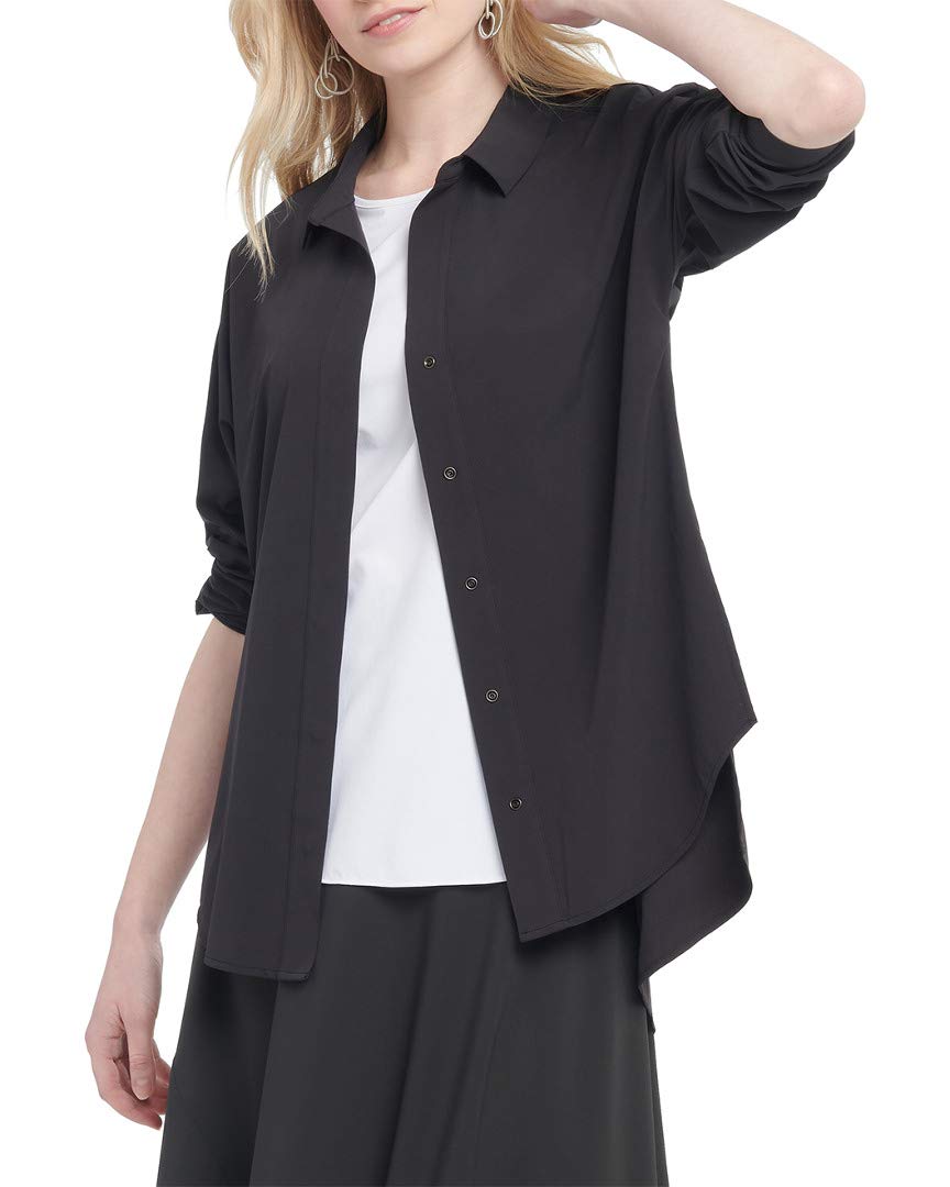 NIC+ZOE Women's Button Front Blouse - Stylish Casual Shirt for Work & Everyday Wear | Perfect for Office, Dates & Weekend Outfits