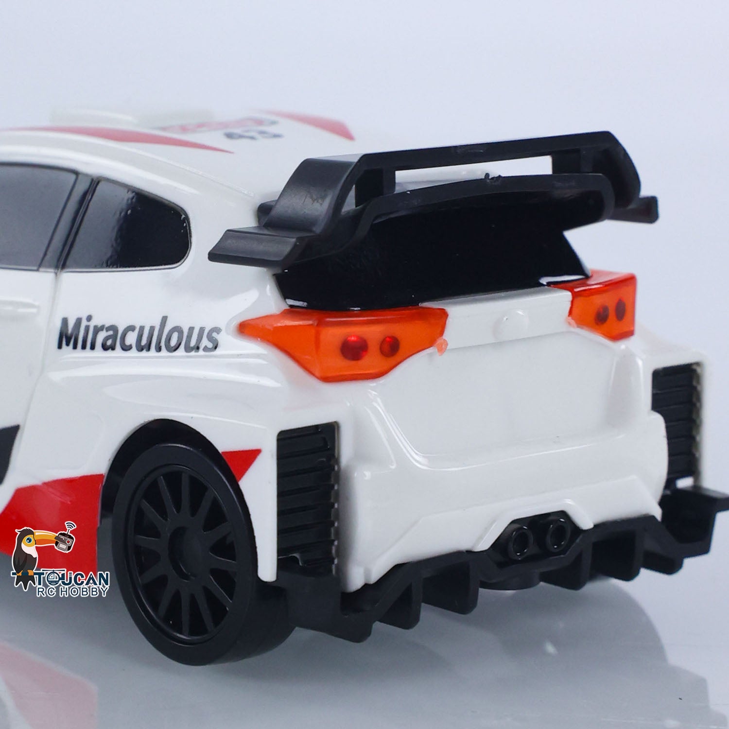 1/43 Scale 2.4GHz High Speed RC Racing Car - 4WD Remote Control Drift Vehicle RTR Mini Model Toy Car with Battery - Perfect Gift for Kids | Indoor & Outdoor Play, Racing Competitions, Birthday Presents