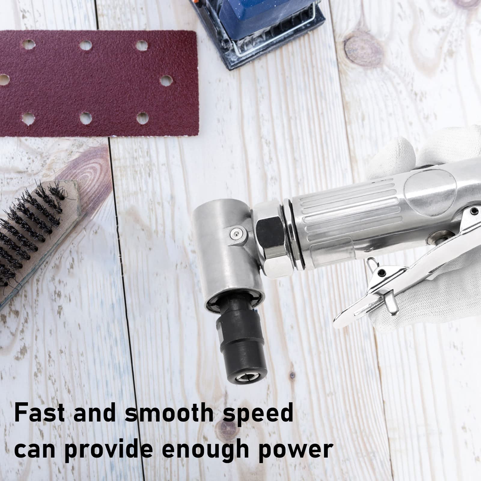 90° Right Angle Air Die Grinder Tool - Industrial Pneumatic Grinding Machine for Metal & Wood (3-6mm) - Perfect for Automotive Repair, Metalworking & DIY Projects