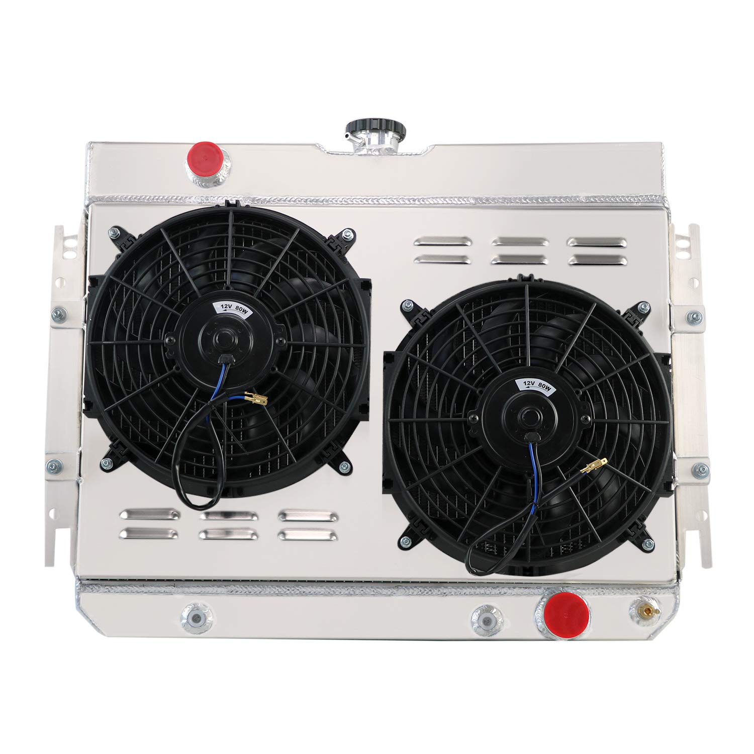 AlloyWorks 3-Row All Aluminum Radiator with 2X12