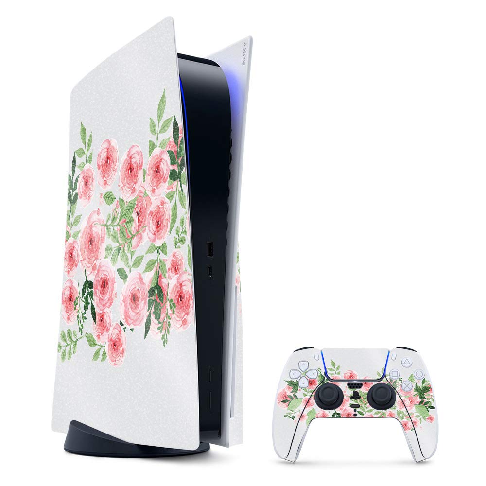 MightySkins Glitter Skin for PS5 - Bouquet | Protective & Durable | Gaming Setup