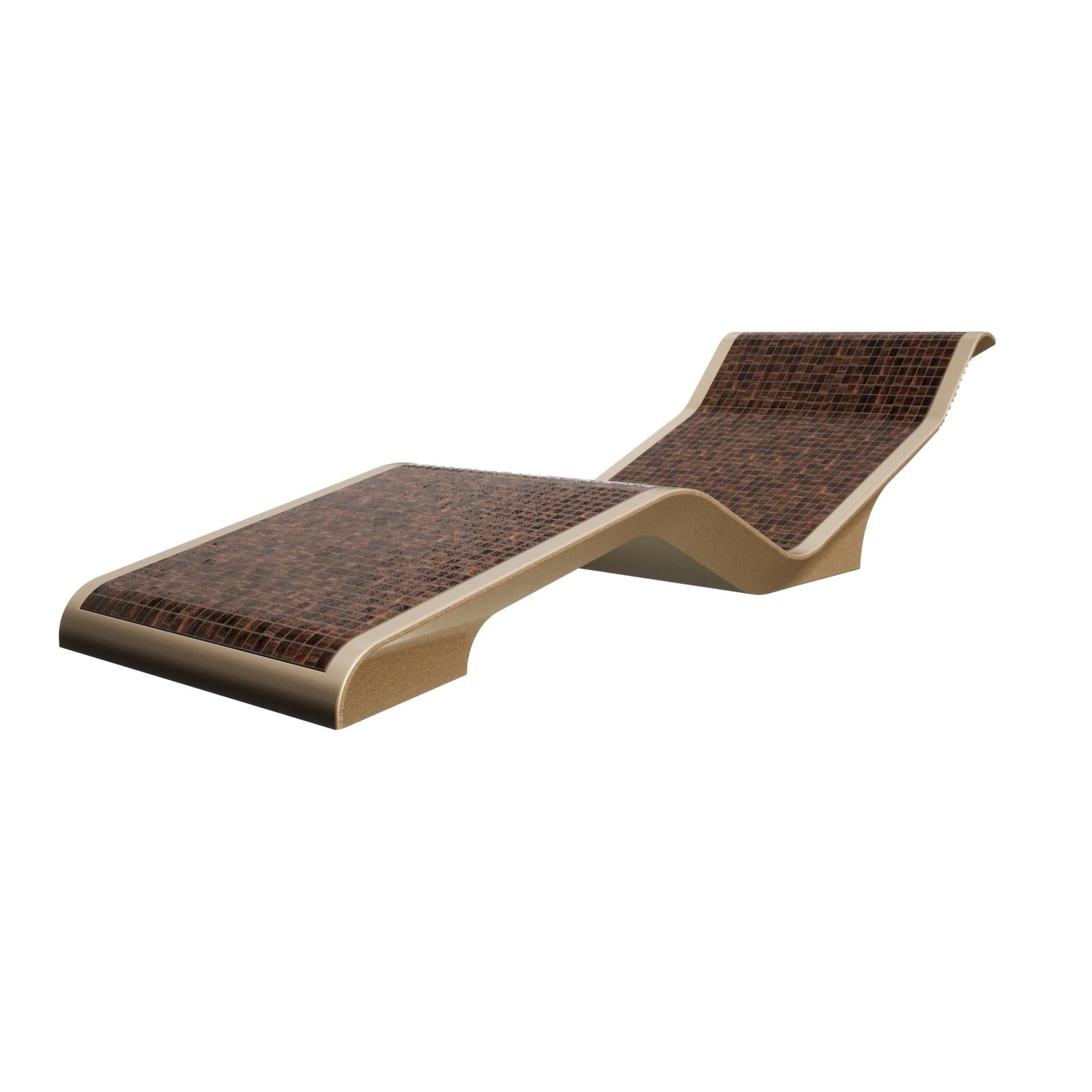 Fabio Alemanno Ceramico Infrared Heated Lounger - Portable Home Spa Chair for Relaxation & Pain Relief - Perfect for Living Room, Bedroom, or Massage Therapy