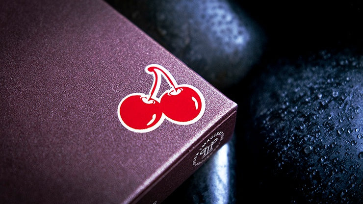 Premium Cherry Casino House Deck Playing Cards - Desert Inn Purple Design for Poker, Blackjack & Card Games - Perfect for Casino Nights, Game Nights & Magic Tricks