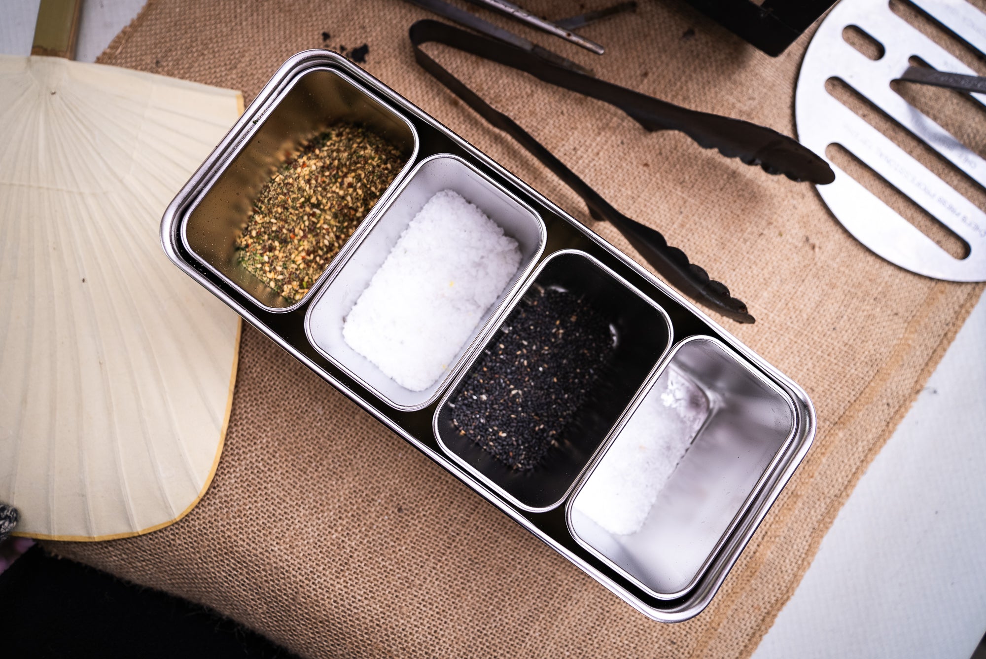 Premium Stainless Steel Yakumi Pan with 4 Compartments - Perfect for Meal Prep, Bento Boxes & Healthy Eating