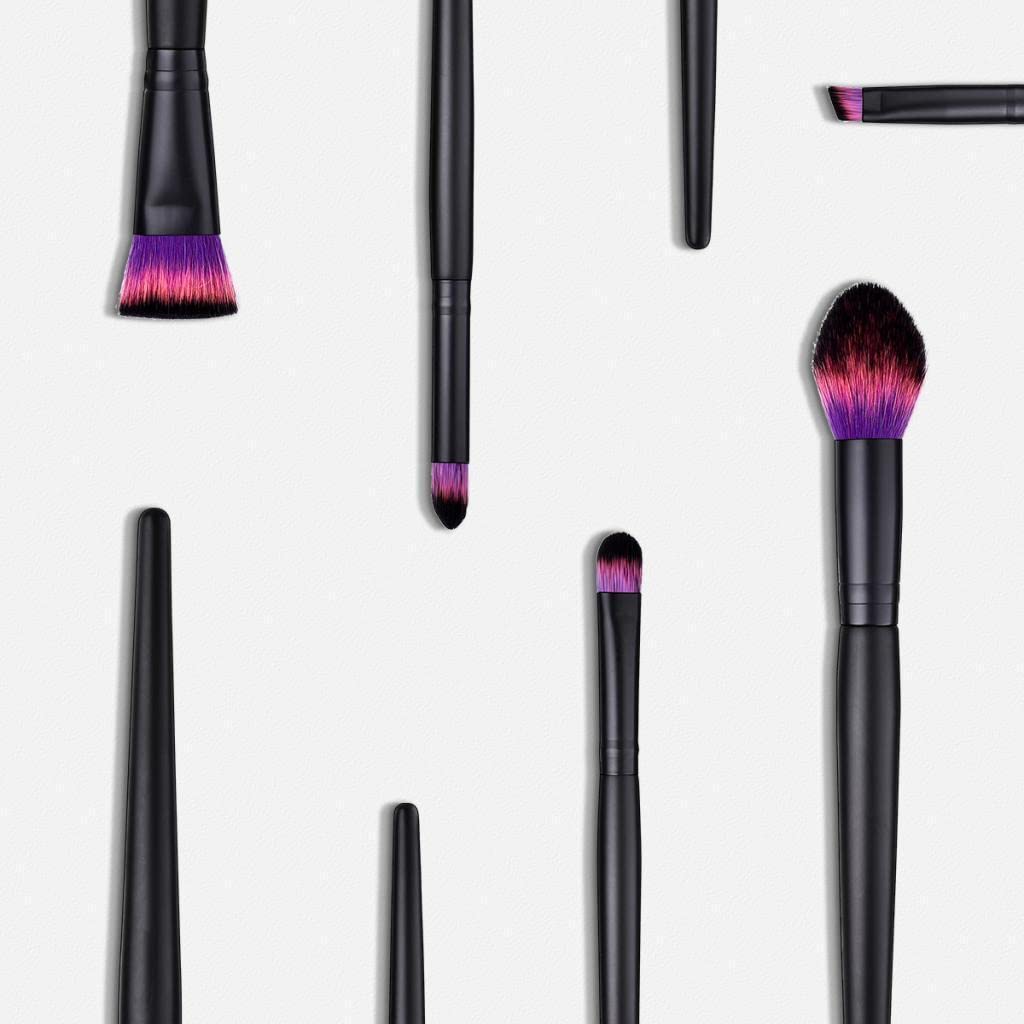 GAH 5-Piece Professional Makeup Brush Set for Eyeshadow & Eyeliner - Soft Synthetic Bristles Cosmetic Brushes for Flawless Eye Makeup Application | Perfect for Daily Use, Travel & Professional Makeup Artists