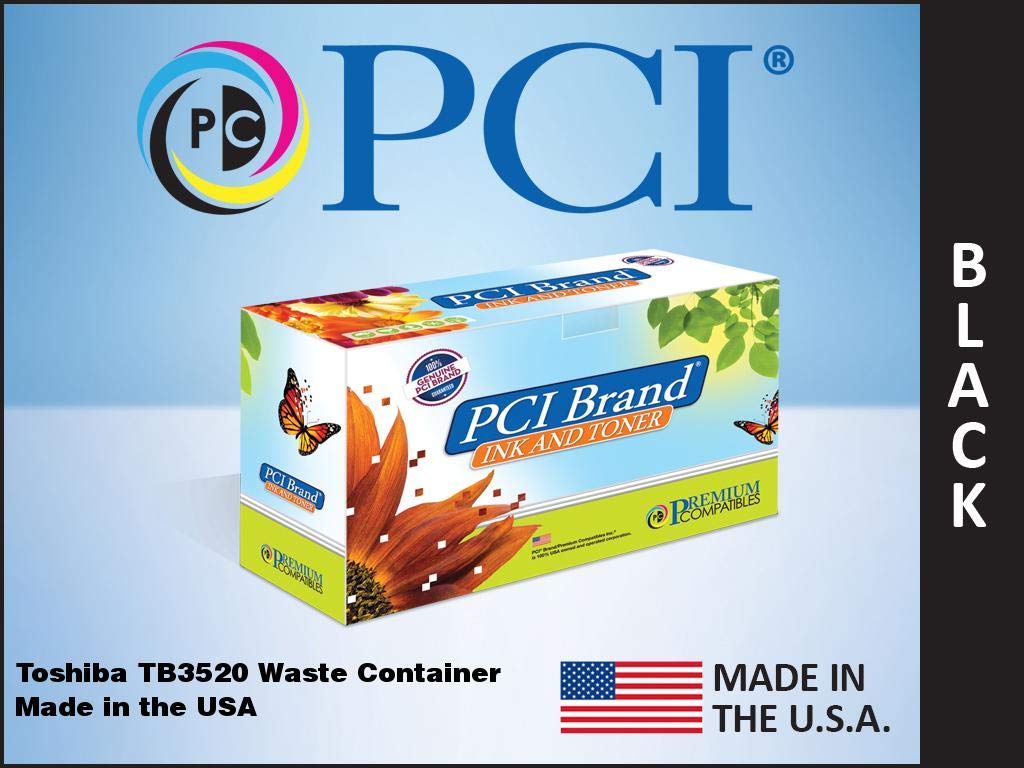 PCI Compatible Waste Toner Container Replacement for Toshiba TB3520 - Fits e-Studio 350/352/450/452/453 Copiers - Ideal for Office Printing & High-Volume Copying Needs