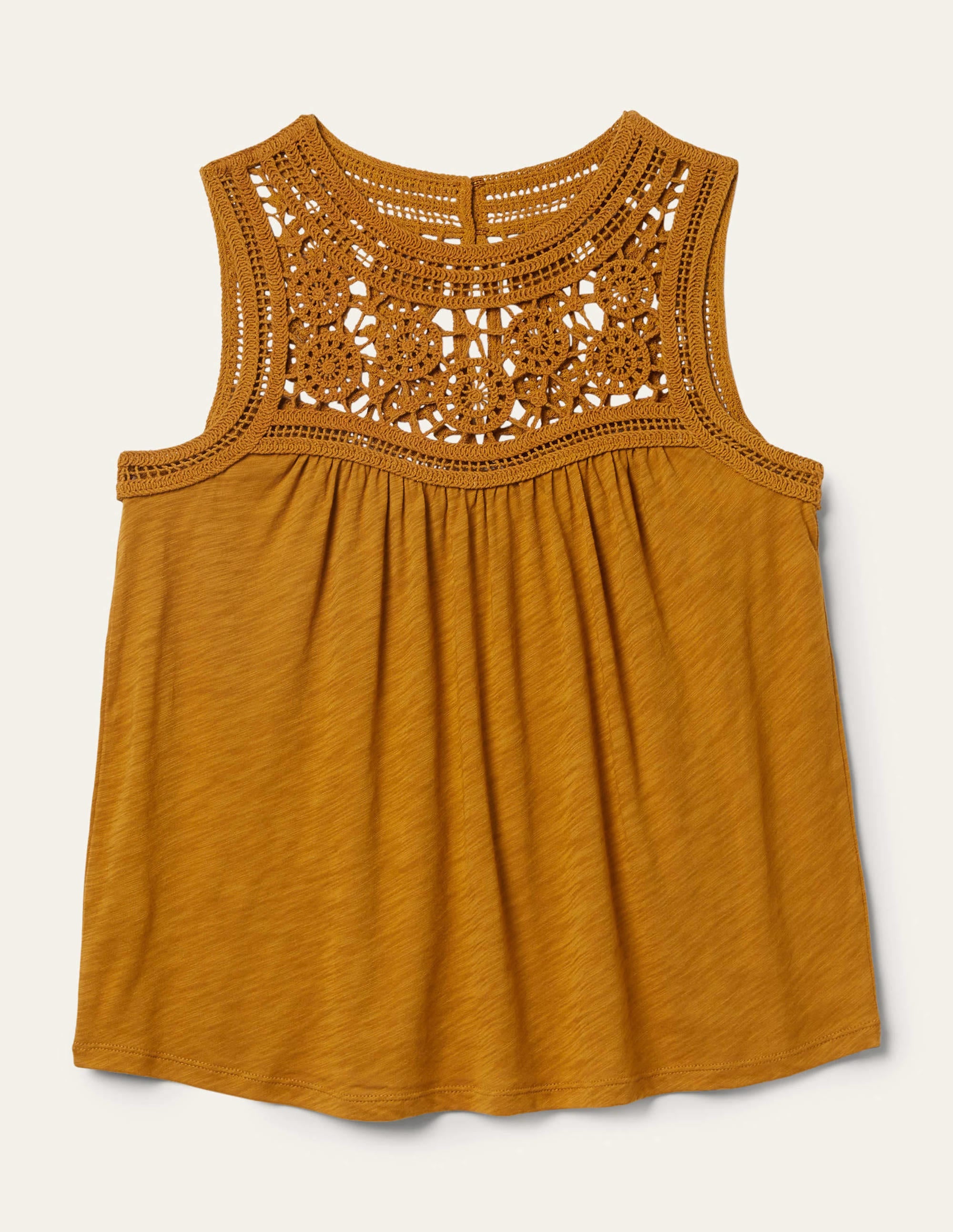 Anais Crochet Jersey Top - Stylish Boho Blouse for Women | Perfect for Summer Outfits, Beach Vacations & Casual Wear