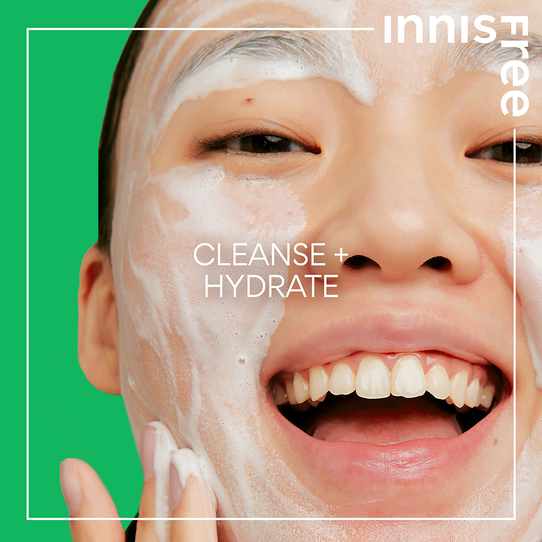 Best Green Tea Amino Acid Cleansing Foam - Gentle Face Wash for Acne & Oily Skin - Natural Antioxidant Facial Cleanser for Daily Skincare Routine
