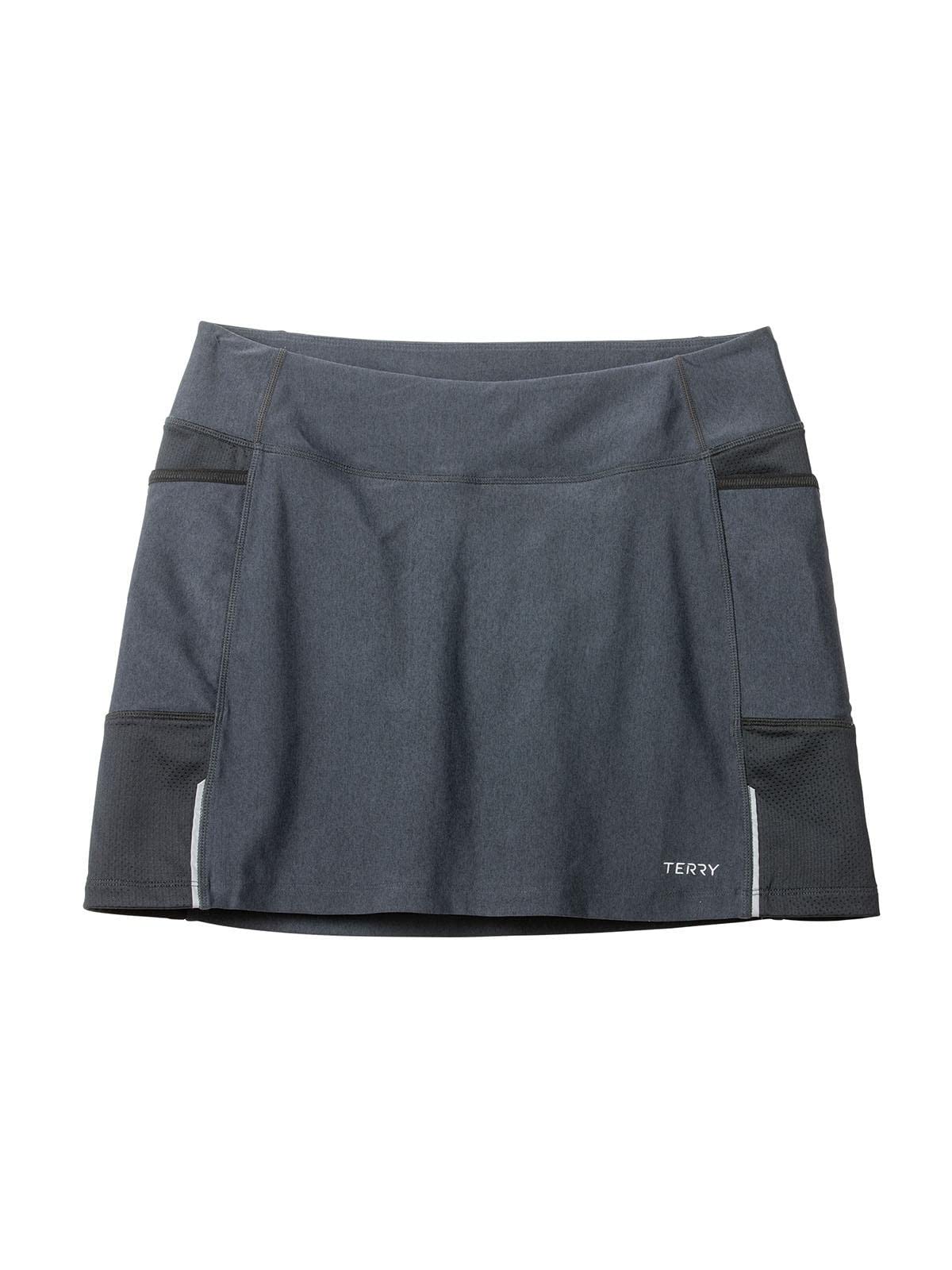 Women's Terry Fixie Skort - Cycling Skirt with Built-in Padded Liner Shorts | High-Performance Stretch Athletic Bike Skirt for Road & Mountain Biking | Perfect for Commuting, Spin Class & Outdoor Adventures