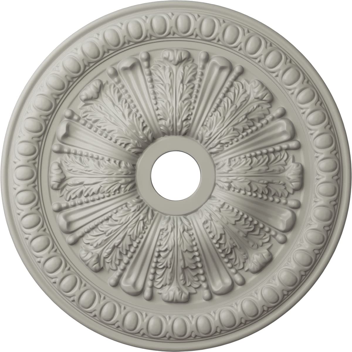 Ekena Millwork CM27TOPCF Tomango Egg & Dart Ceiling Medallion - 27 7/8