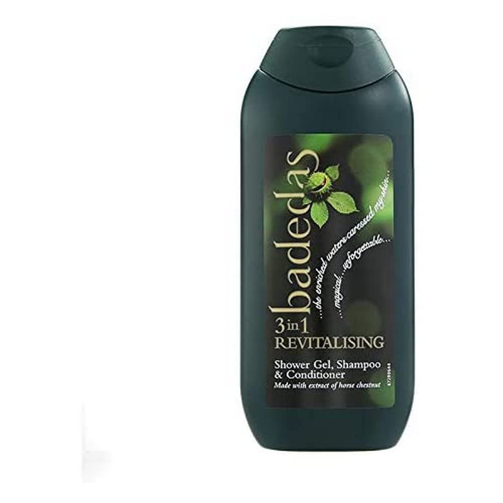 Badedas 3-in-1 Revitalizing Bath & Shower Gel with Natural Moisturizers - Shampoo, Conditioner & Body Wash for Soft Skin (200ml) | Perfect for Spa Days, Relaxation & Daily Hydration