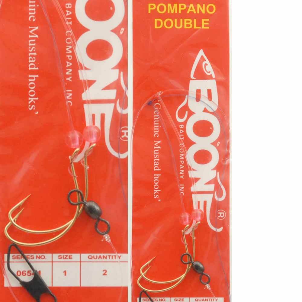Boone #1 Pompano Rig - Premium Saltwater Fishing Rig for Pompano, Whiting & Surf Fishing - Perfect for Beach, Pier & Inshore Angling